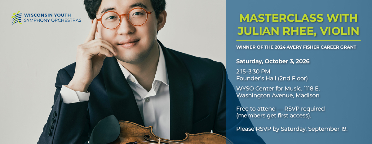 Masterclass with Julian Rhee